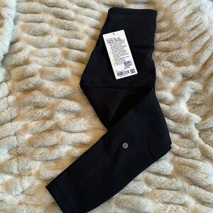 Lululemon Wunder Train HR Tights Leggings 25 Hem Slit Size 4 NWT !! ✨
